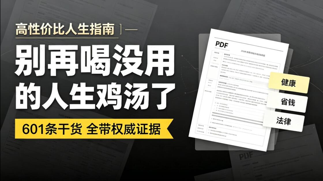 《高性价比人生指南》